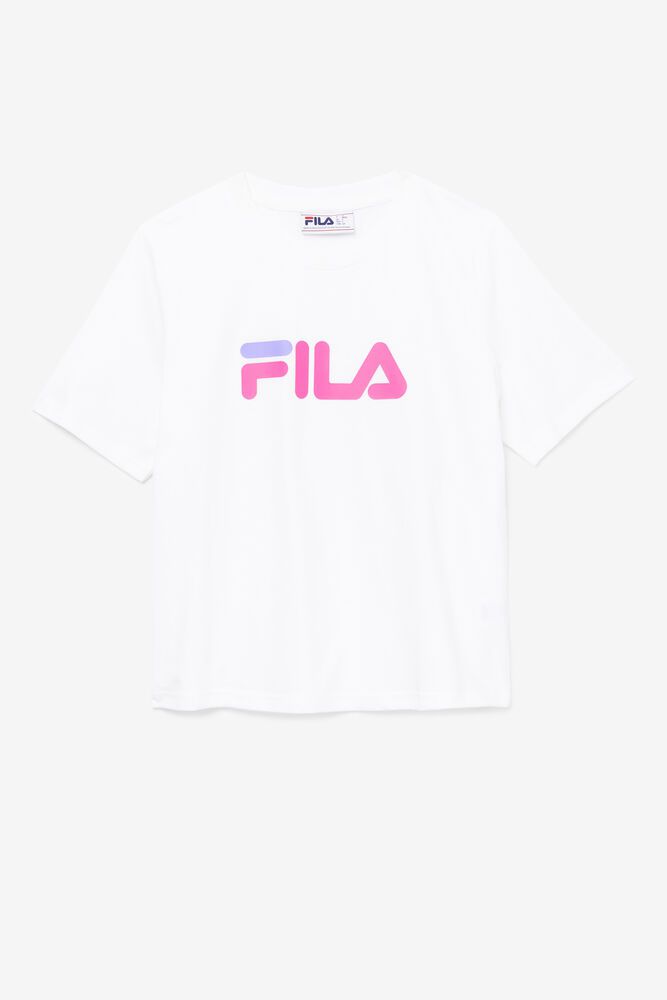 Fila T-Shirt Womens White - Miss Eagle - Philippines 1042956-WQ